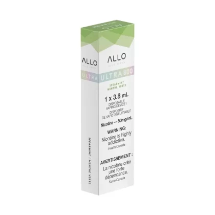 ALLO ULTRA 800 – SPEARMINT - Nicotine Strength#20 mg/mL