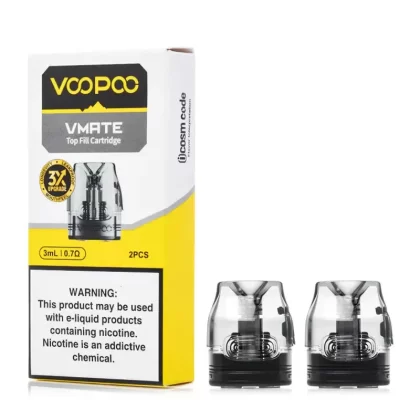 VOOPOO Vmate Top Fill Pods - 0.4 Ohm, 0.7 Ohm