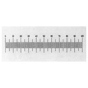 Low Magnification Calibration Ruler