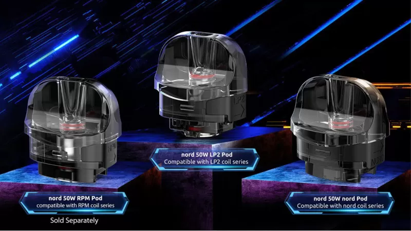 Smok Nord 50W Pods 3pk - Nord Pods - Vapeciga - Image 3