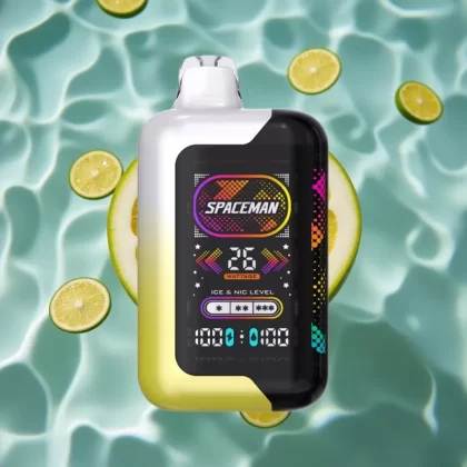 SMOK SPACEMAN SP40000 Zero Nicotine Disposable Vape 20mL 40000 Puffs Lemon Pop Rechargeable 1000mAh Dual Coil - Bangvapeaustralia