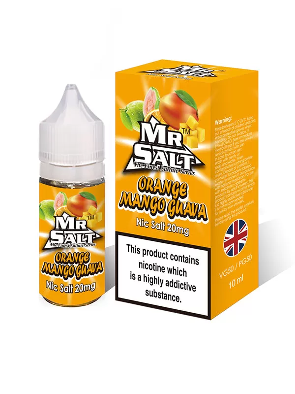 Mr Salt Orange Mango Guava Nic Salt E-Liquid - 10mg