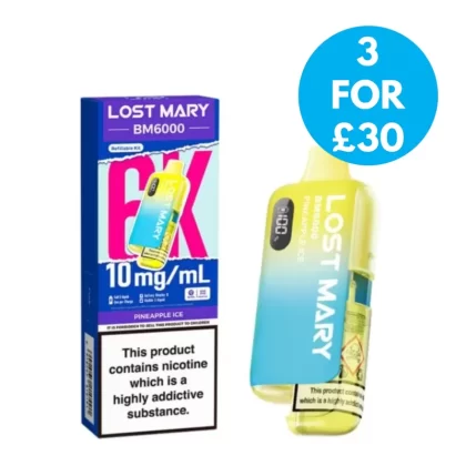 Lost Mary BM6000 10mg (1%) Prefilled Pod Kit - Vape Co