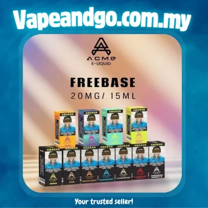 ACME Freebase E-Liquid 15ML 20MG Akta Registered - Vapeandgo Com My