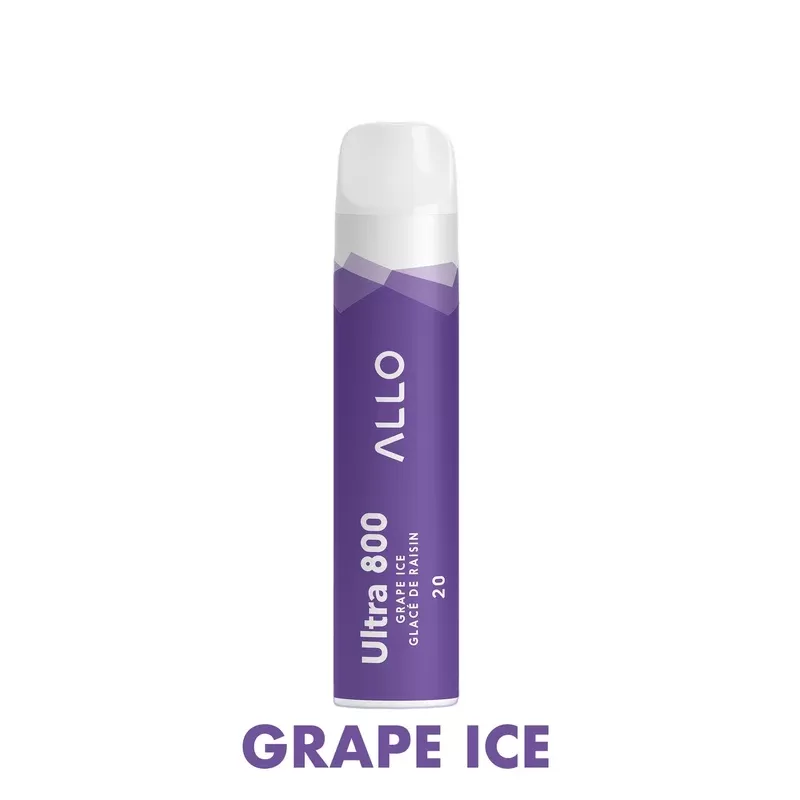 ALLO Ultra 800 Disposable Vape – Grape Ice