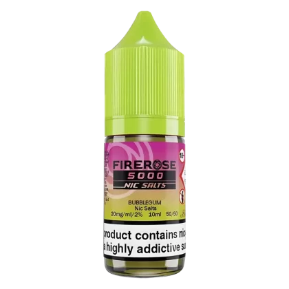 Bubblegum Elux Firerose 5000 Nic Salt Vape Juice