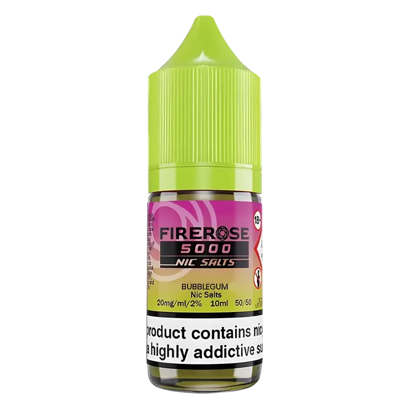 Bubblegum Elux Firerose 5000 Nic Salt Vape Juice