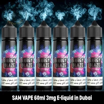 SAM VAPE 60ml 3mg E-liquid in Dubai - Berry Crash, Berry Crash Frozen (4E2C9C)