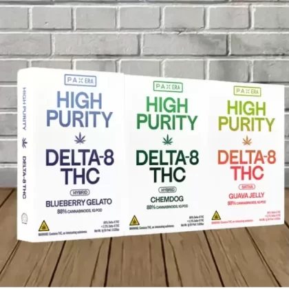 Pax High Purity Delta 8 THC Era Pods 1g - strain#Super Limoncello (Sativa) PODS>Guava Jelly (Sativa) PODS>Blueberry Gelato (Hybrid) PODS>Chemdog (Hybrid) PODS>Forbidden Fruitz (Indica) PODS>