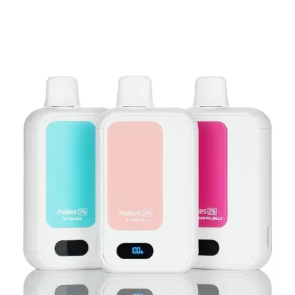 7 Daze Clickmate 15k Puffs Rechargeable Disposable Vape 2% Nic - 18ML (DISCONTINUED) - Sakura Grape