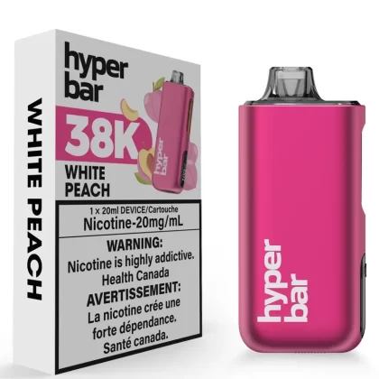 Hyperbar BE38000 Disposable Vape – White Peach