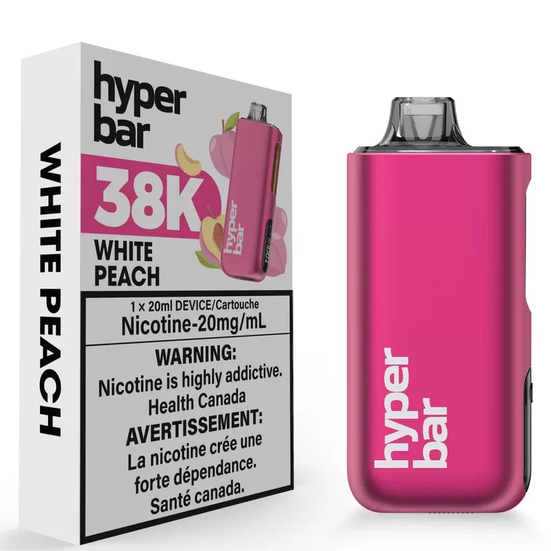 Hyperbar BE38000 Disposable Vape – White Peach