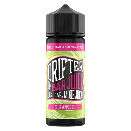 Drifter Bar Juice Sour Apple Ice 100ml Shortfill E-Liquid - Ecigpremium