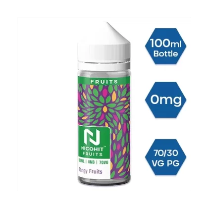 TANGY FRUITS E LIQUID BY NICOHIT – FRUITS 100ML 70VG