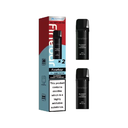 Hayati Finebar Prefilled Pods Blueberry Cherry Cranberry