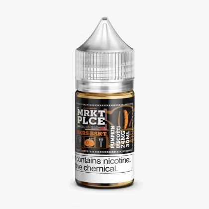 Pumpkin Biscotti SALT – MRKT PLCE – 30mL – Smooth Fall Vape