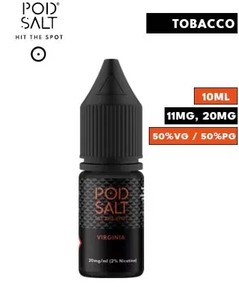 Virginia Nic Salt E Liquid by Pod Salt Core