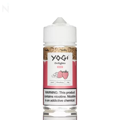 Yogi Delights E-Liquid - Strawberry Ice - 100mL - 3mg