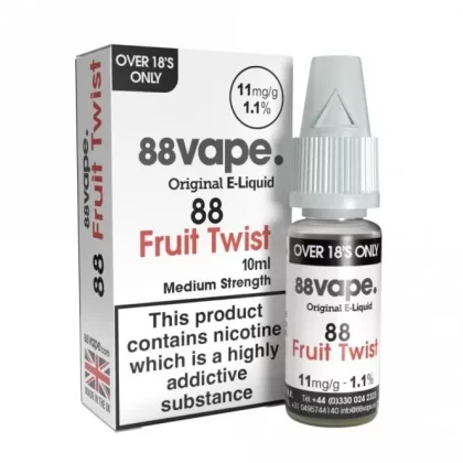 88vape Fruit Twist E Liquid (10ml)