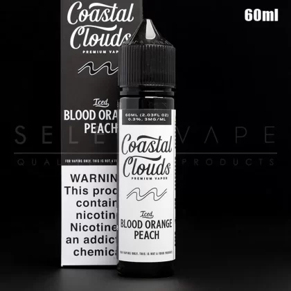 Coastal Clouds – Blood Orange Peach Iced Eliquid 60ml