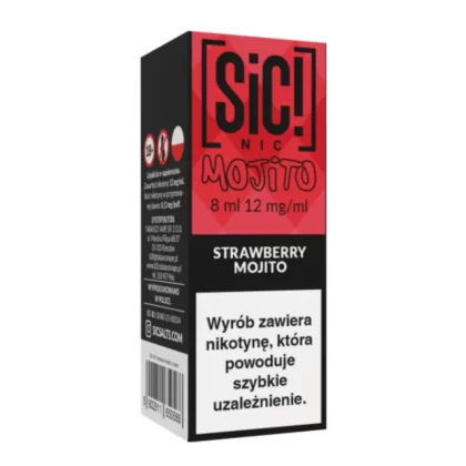 Liquid SIC! NIC 8ml 12mg Strawberry Mojito – Mojito