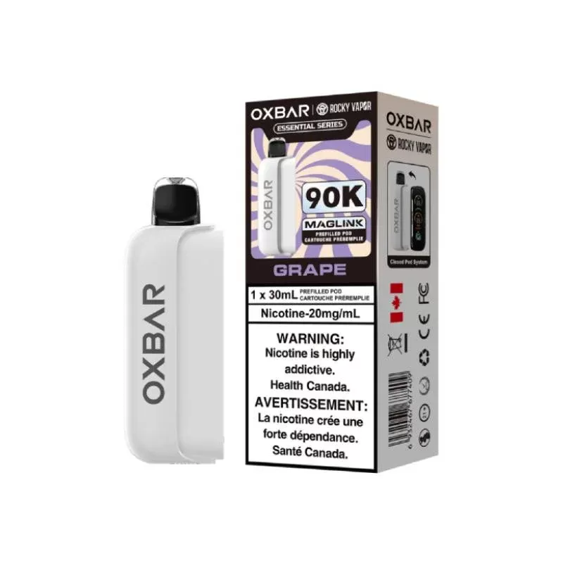 Oxbar Maglink 90K Pre-Filled Pod – Grape (Essential Series)