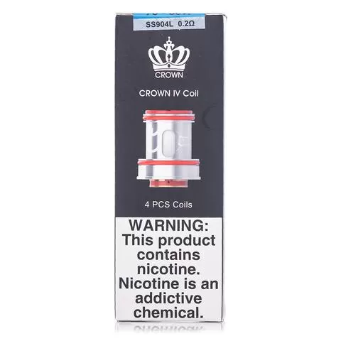 Uwell Crown 4 Coils - 4 Pack; 0.2 Ohm Dual Coil, 0.23 Ohm UN2 Mesh