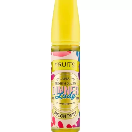 Vape Dinner Lady Fruits Melon Twist 60ml E Liquid - 3mg