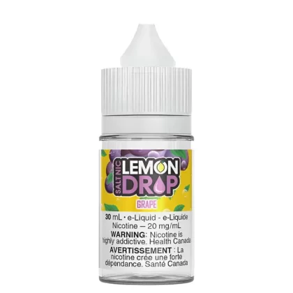 Lemon Drop Salt Nic Vape Juice – Grape (30ml)