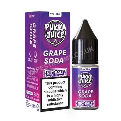 Grape Soda Nicotine Salt E-Liquid by Pukka Juice - Vapestreams Co