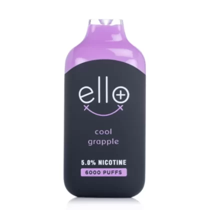BLVK Ello Plus Disposable Vape –Cool Grapple 50mg (6000 Puffs)