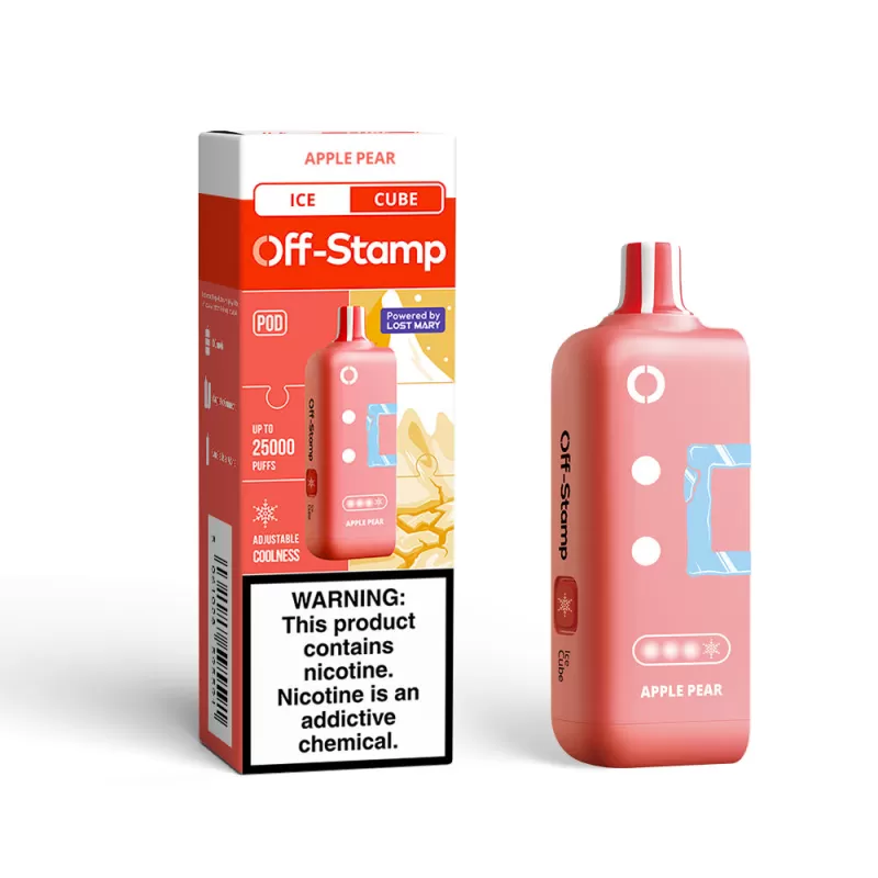 Off-Stamp X-CUBE Ice Cube 25K Disposable POD Powered By LOST MARY – 25000 Puffs - Pomegranate Blast - Image 2