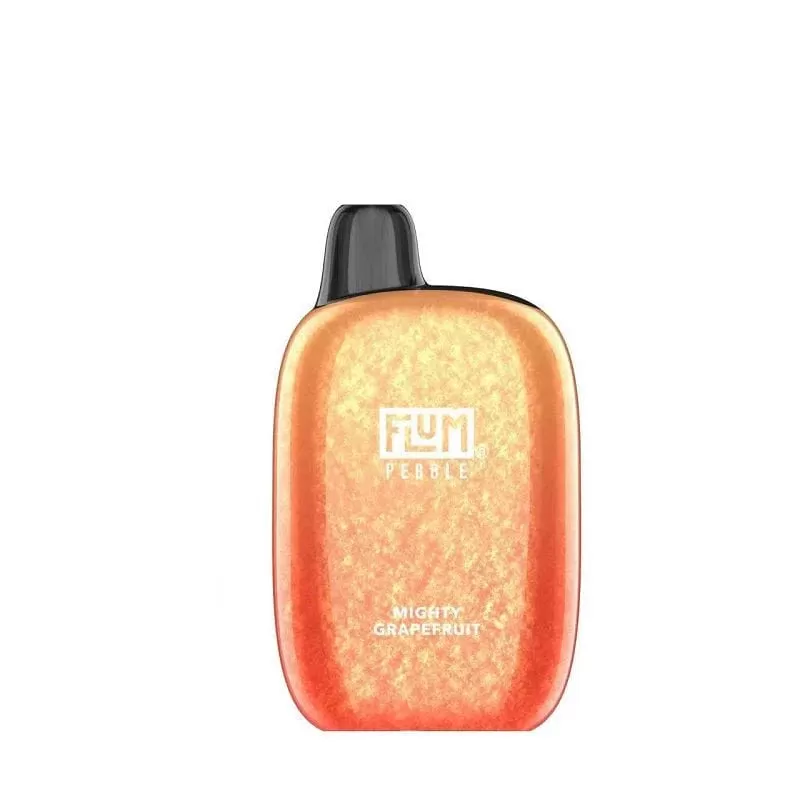 FLUM Pebble 6000 Disposable Device – 6,000 Puffs - Mighty Grapefruit - Image 3