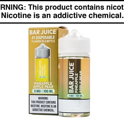 PINEAPPLE APPLE PEAR BY BAR JUICE BJ30000 100ML - Vapejuice