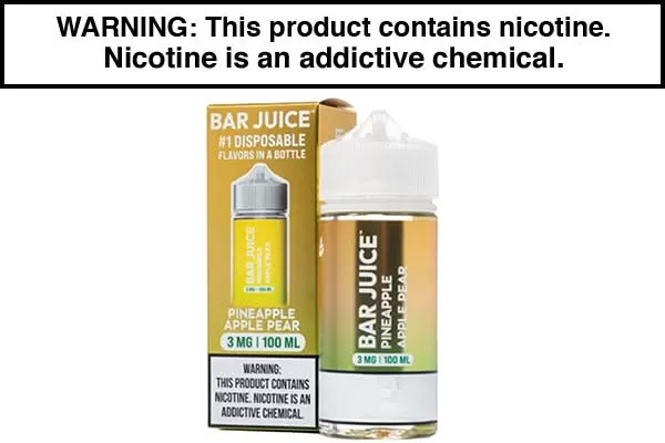 PINEAPPLE APPLE PEAR BY BAR JUICE BJ30000 100ML - Vapejuice