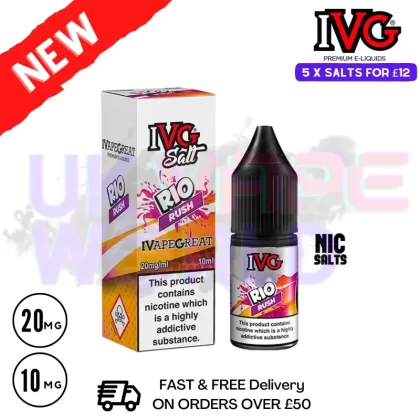Rio Rush IVG Salt 10ml Nic Eliquid