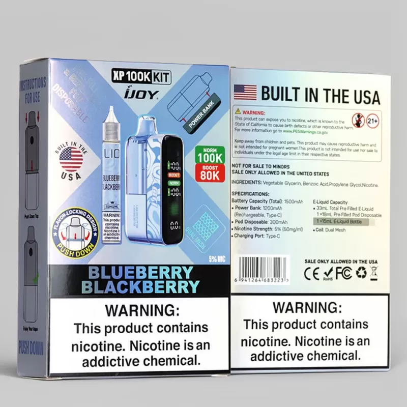 Ijoy XP100K Long-Lasting Refillable Vape Kit - Image 3