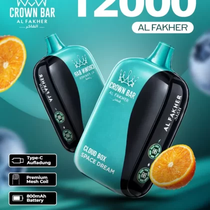 Al Fakher CrownBar Vape 12000 - Space Dream