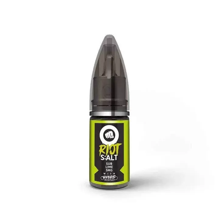 Sub Lime Hybrid Nic Salt By Riot Squad