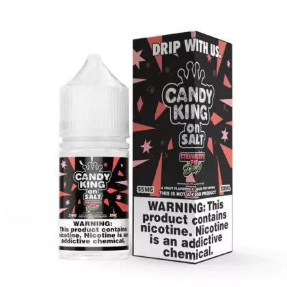 Candy King on Salt Strawberry Pop Drops eJuice - Vape Product; Vape Product, Vape Product