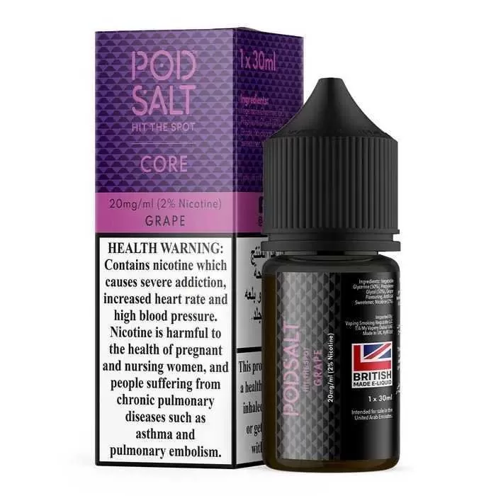 Pod Salt Core Grape-20mg/30ml - Image 2