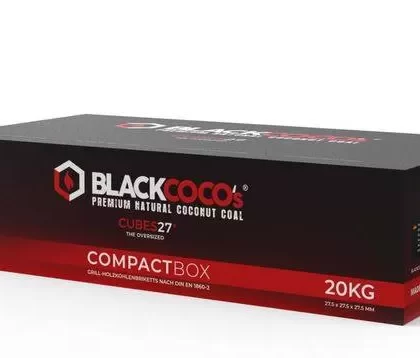 Black Coco Cubes 27 - Trust Shisha At (542C20)