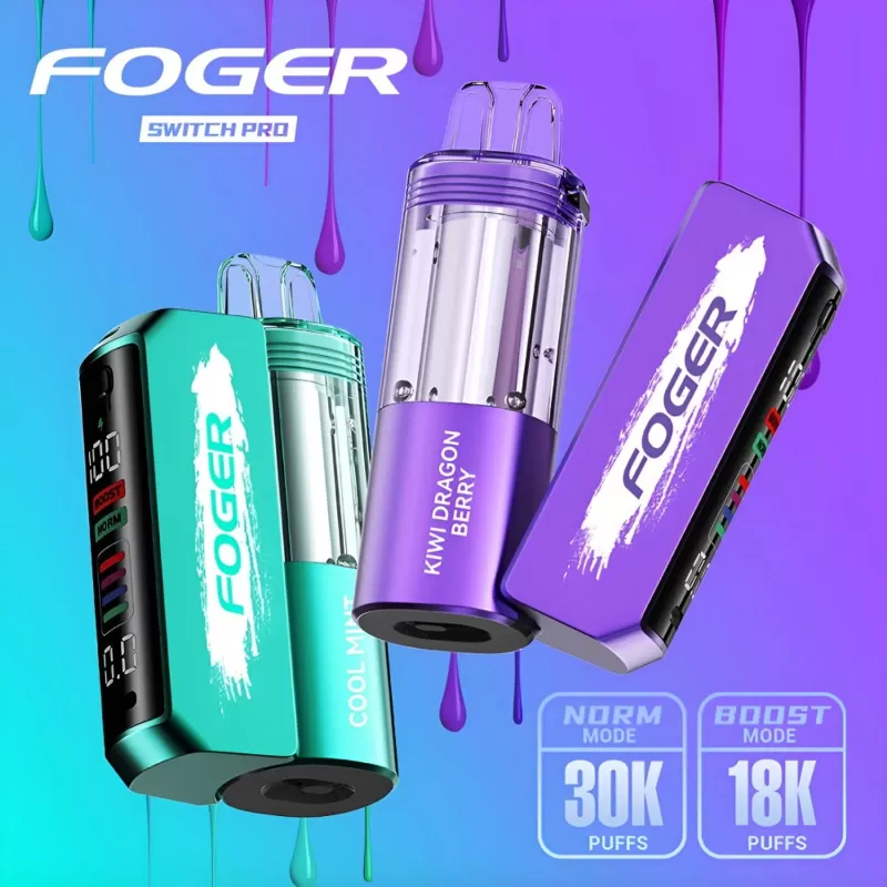 Foger Switch Pro Starter Kit 30,000 Puff - Cool Mint, Mexico Mango
