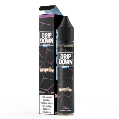 Drip Down Saltnic Frosty Grape Ice 30ml - Vape Product, Vape Product