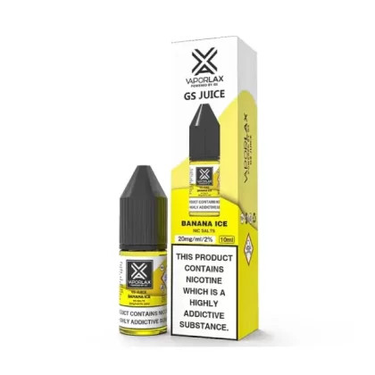 Vaporlax Nic Salts – Banana Ice