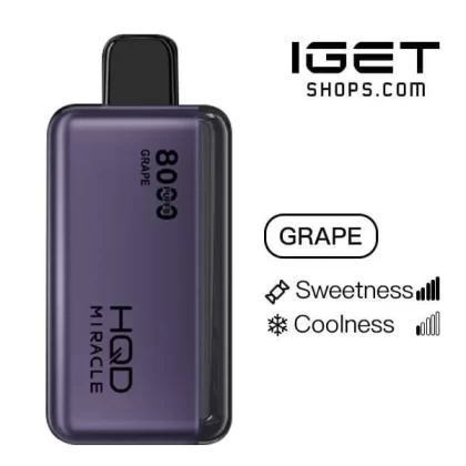 HQD Miracle 8000 – Grape - Vape Store