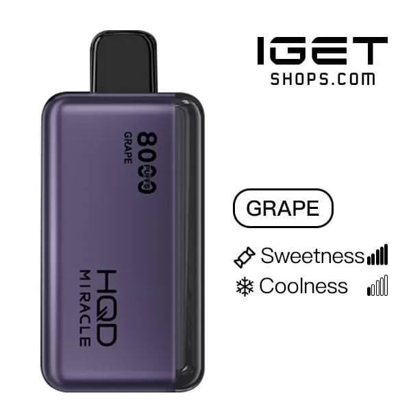 HQD Miracle 8000 – Grape - Vape Store