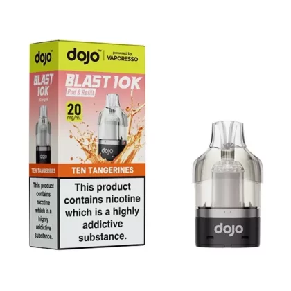 Vaporesso Dojo Blast 10K Prefilled Pod Ten Tangerines - Ejuicewarehouse
