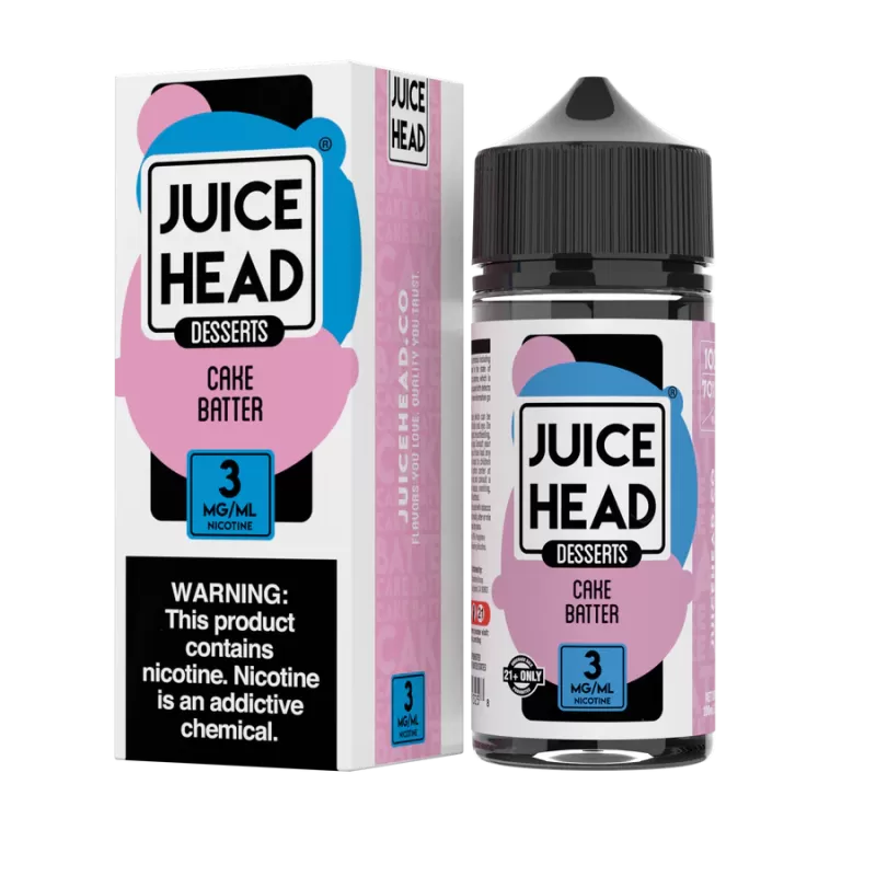 Juice Head Desserts - Cake Batter - 100ML E-Liquid - 3MG
