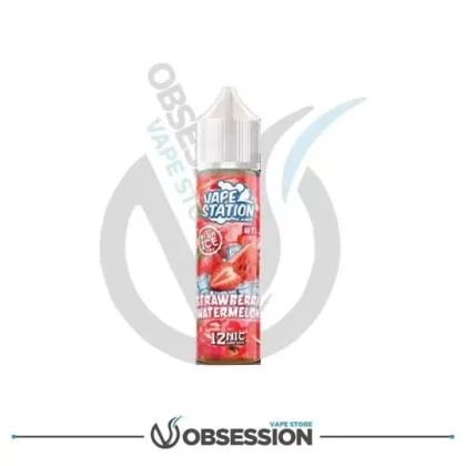 STRAWBERRY WATERMELON VAPE STATION HIGH ICE MTL 60ML